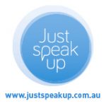 Just speak up logo for perinatal depression and anxieity